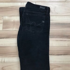 Citizen of Humanity Black Velvet Pants